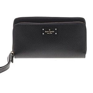 Kate Spade Black Pebbled Leather Clutch